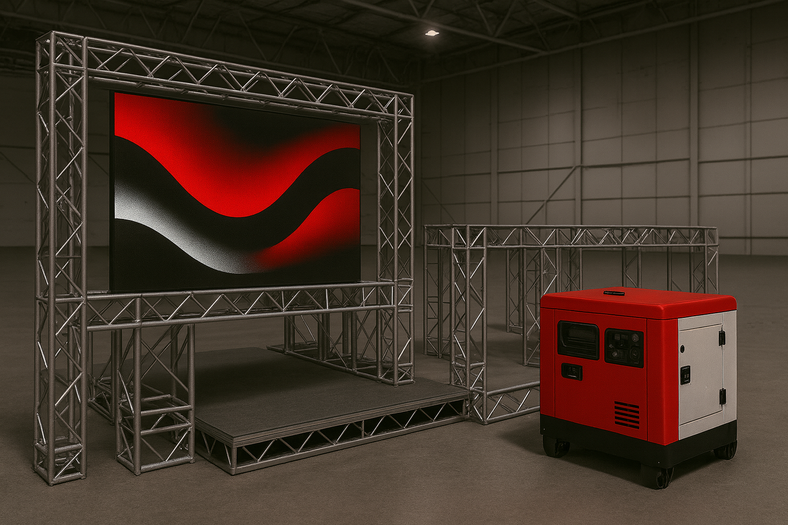 Equipamentos de som, iluminação e LED para eventos