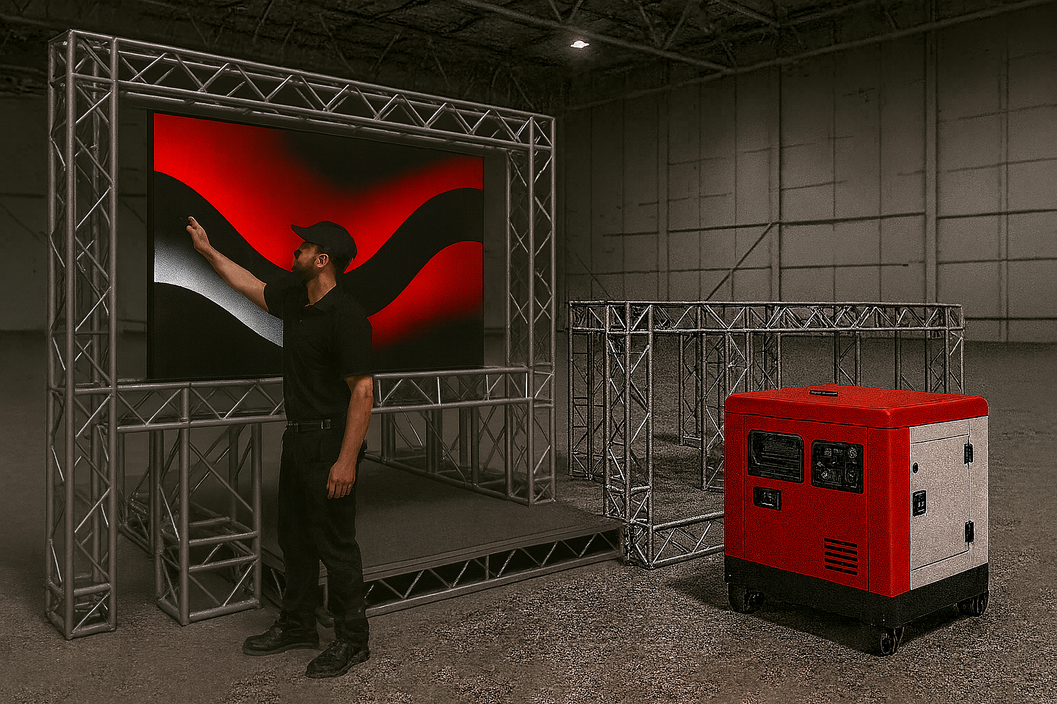 Equipamentos de som, iluminação e LED para eventos